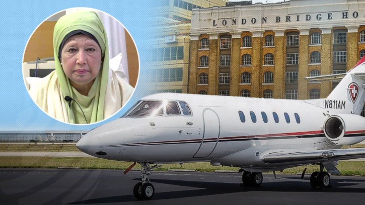 আপাতত লন্ডন যাচ্ছেন না খালেদা জিয়া, আসছে না এয়ার অ্যাম্বুলেন্স