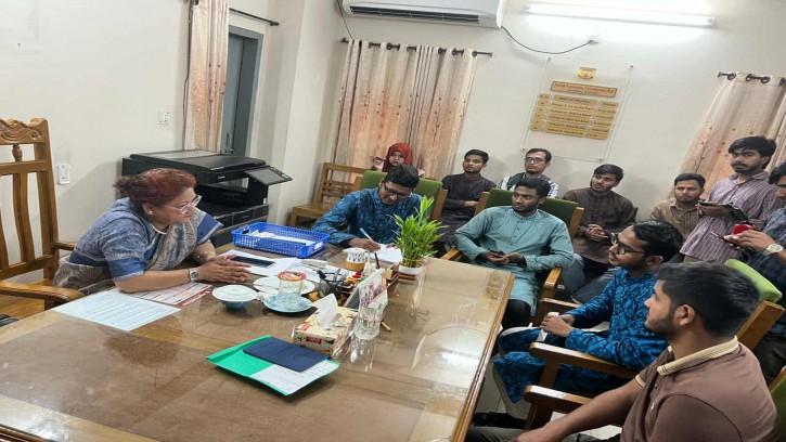 ছাত্রী হলে ওয়াশিং মেশিন ও পানির ফিল্টার স্থাপন করলো জবি শিবির